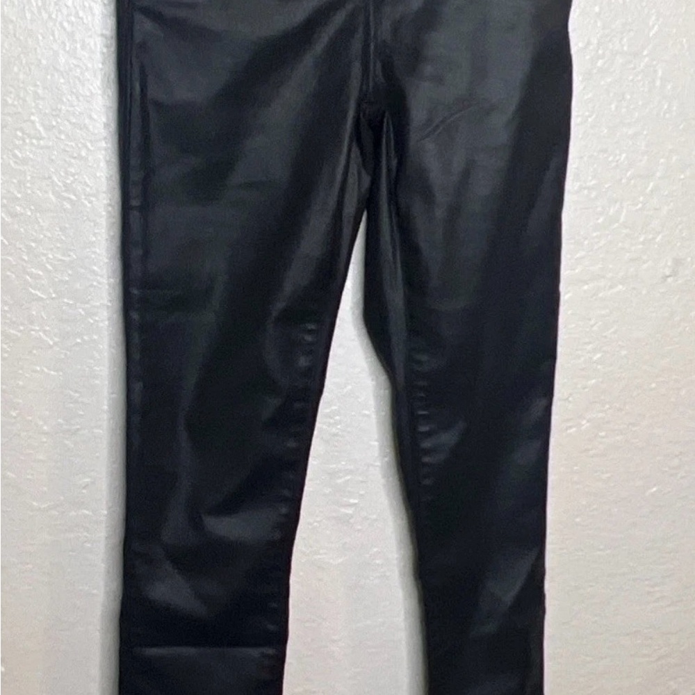 NWT Abercrombie Fitch 24/ 00 L Faux Lear Super Skinny Ankle High Rise Curve Love